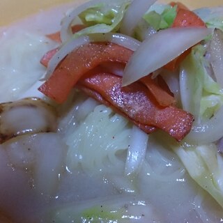 味噌ラーメンのスープ